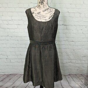 Pink Tartan Dress Shiny Gray Wavy 10